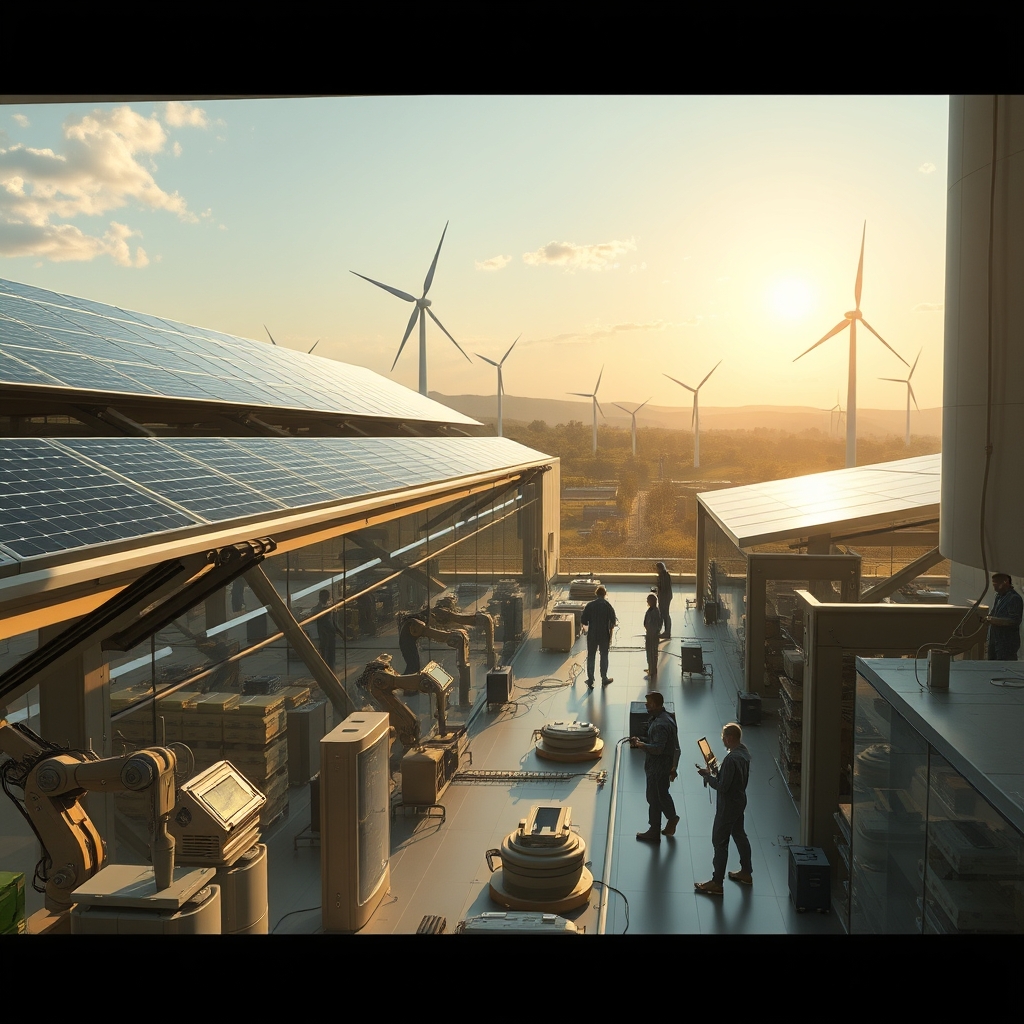 The Invisible Thread: Weaving Renewable Energy into the Fabric of Sustainable Tech Manufacturing